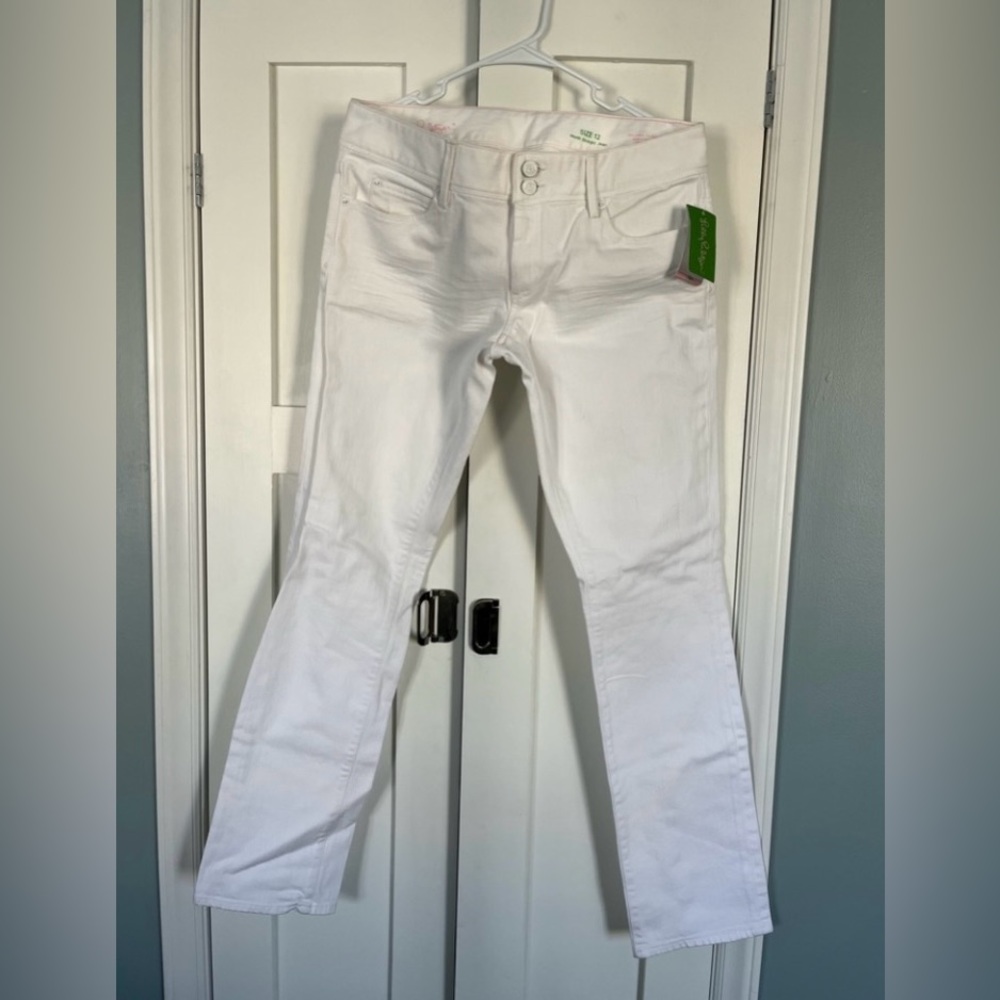Lily Pulitzer Worth Straight Jean Size 12